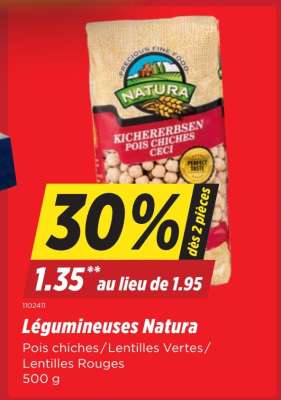 Légumineuses Natura
