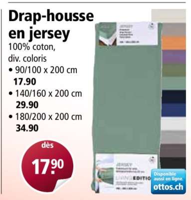 DRAP-HOUSSE EN JERSEY