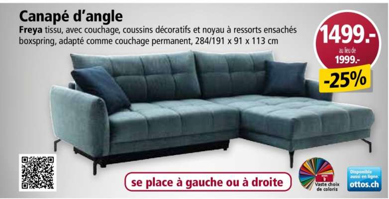 Canapé d'angle