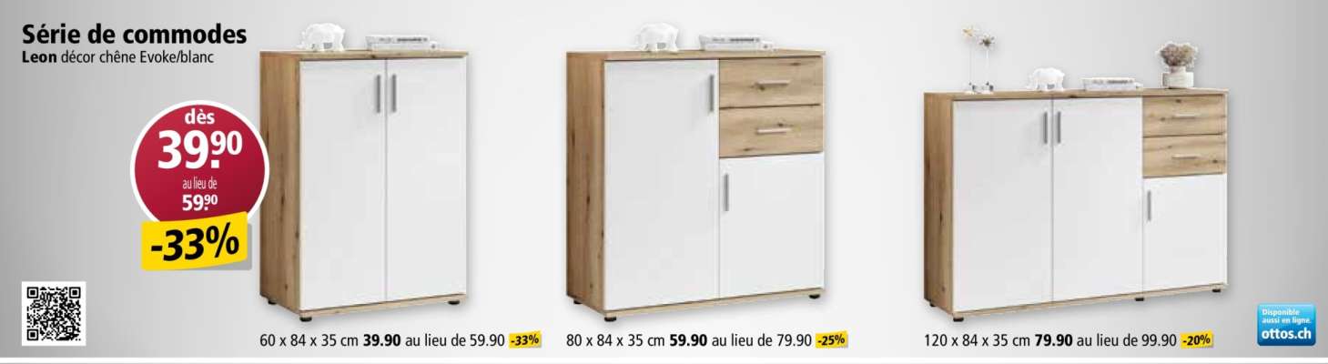 Série de commodes