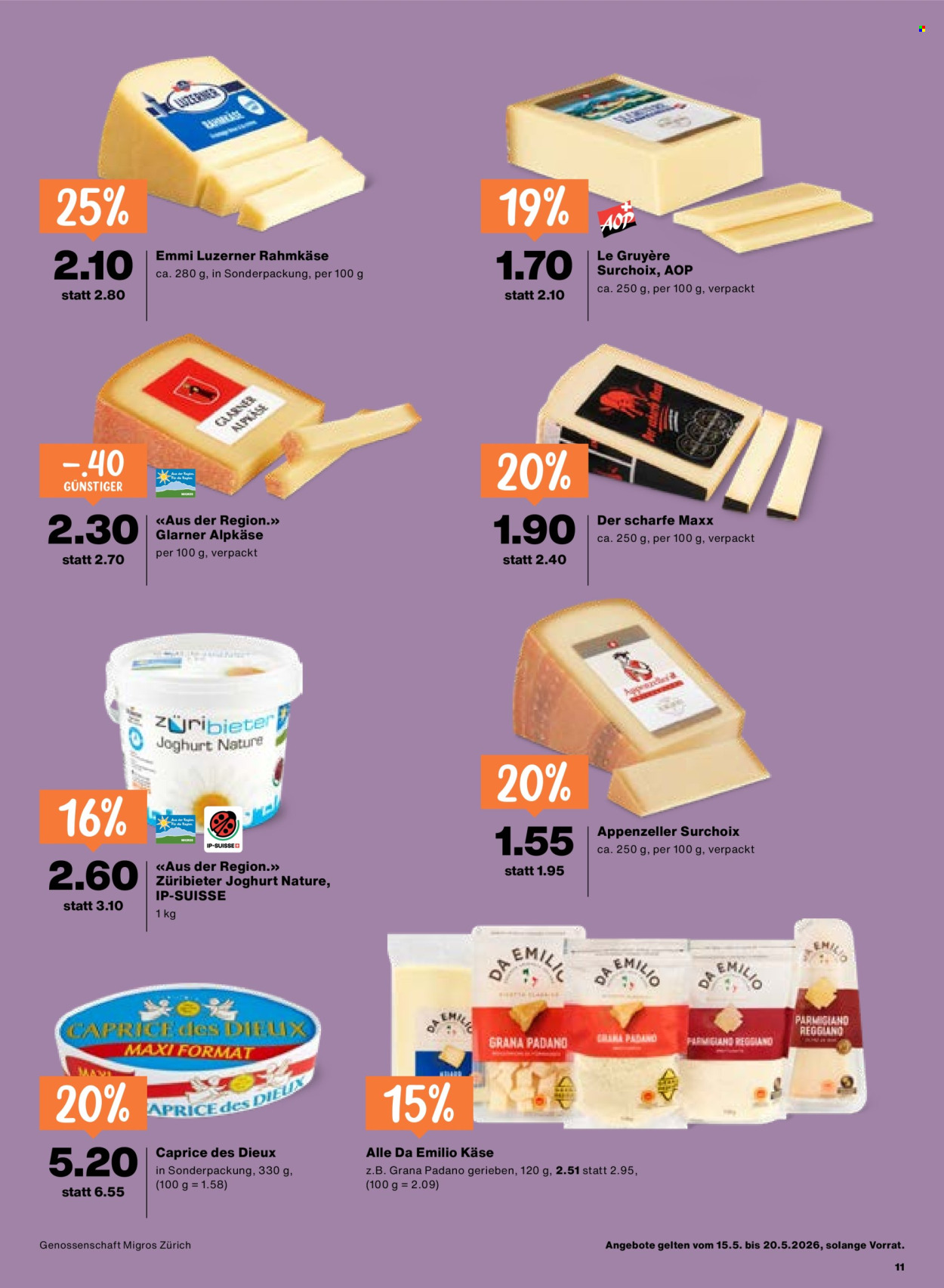 Catalogue Migros - 15.5.2026 - 20.5.2026. Page 11. Page 11