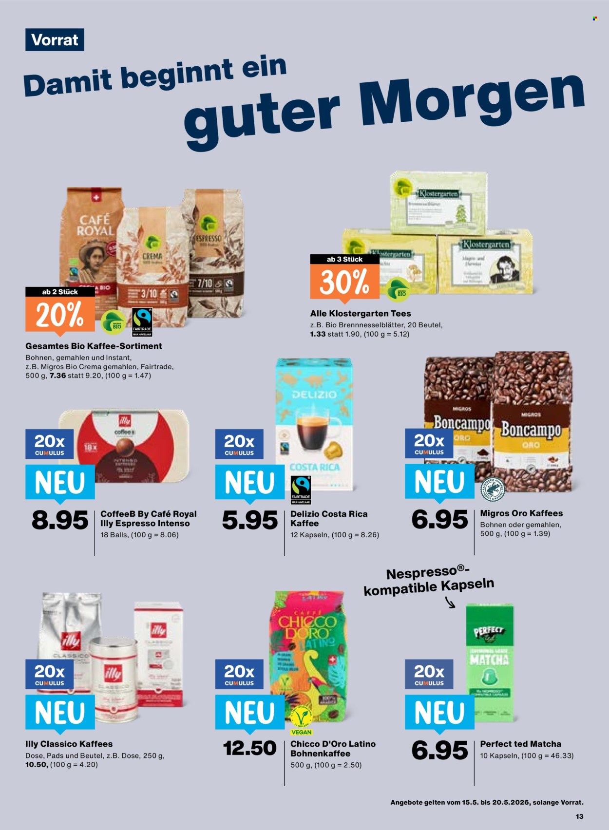 Catalogue Migros - 15.5.2026 - 20.5.2026. Page 13. Page 13
