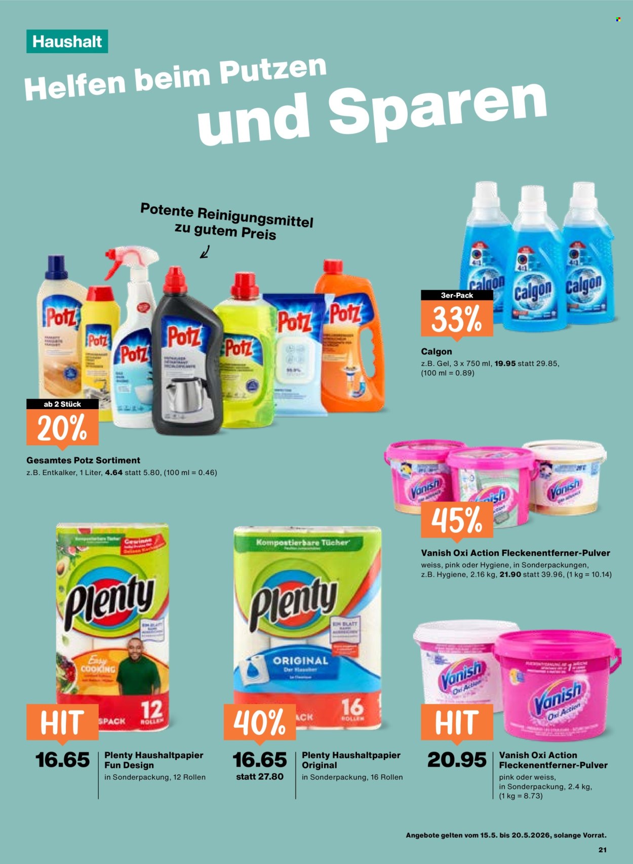 Catalogue Migros - 15.5.2026 - 20.5.2026. Page 21. Page 21