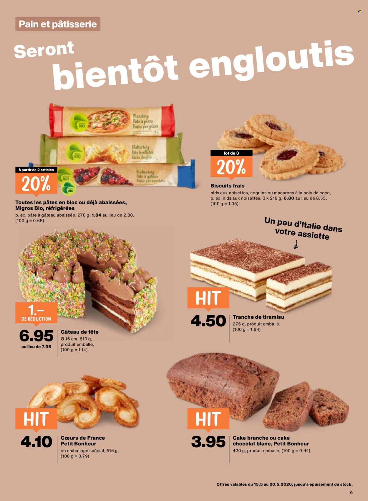 Catalogue Migros - 15.5.2026 - 20.5.2026. Page 9. Page 9