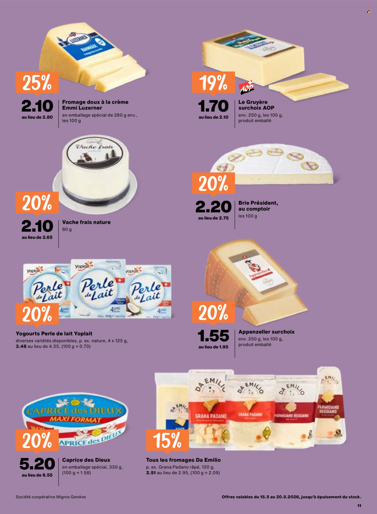 Catalogue Migros - 15.5.2026 - 20.5.2026. Page 11. Page 11