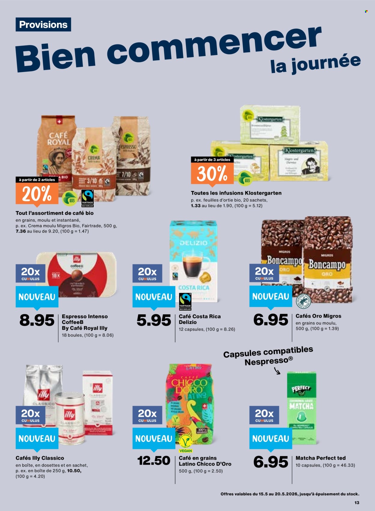 Catalogue Migros - 15.5.2026 - 20.5.2026. Page 13. Page 13