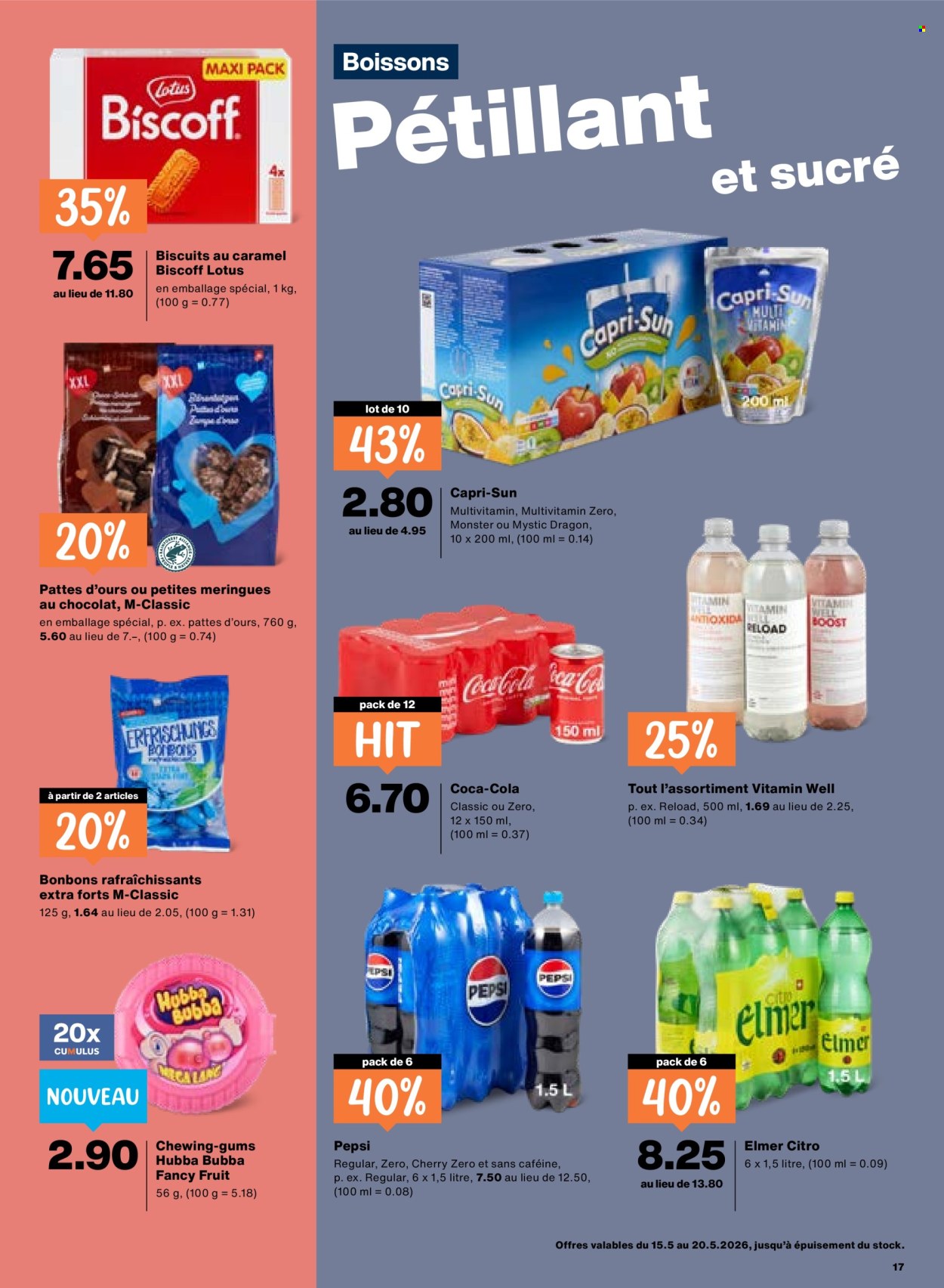 Catalogue Migros - 15.5.2026 - 20.5.2026. Page 17. Page 17