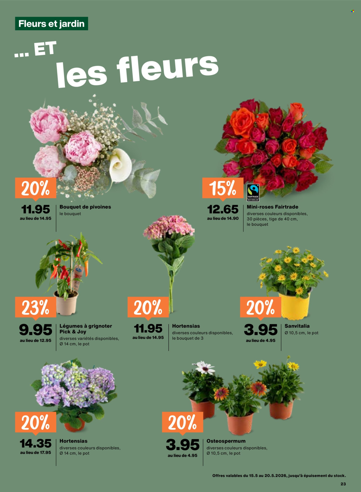 Catalogue Migros - 15.5.2026 - 20.5.2026. Page 23. Page 23