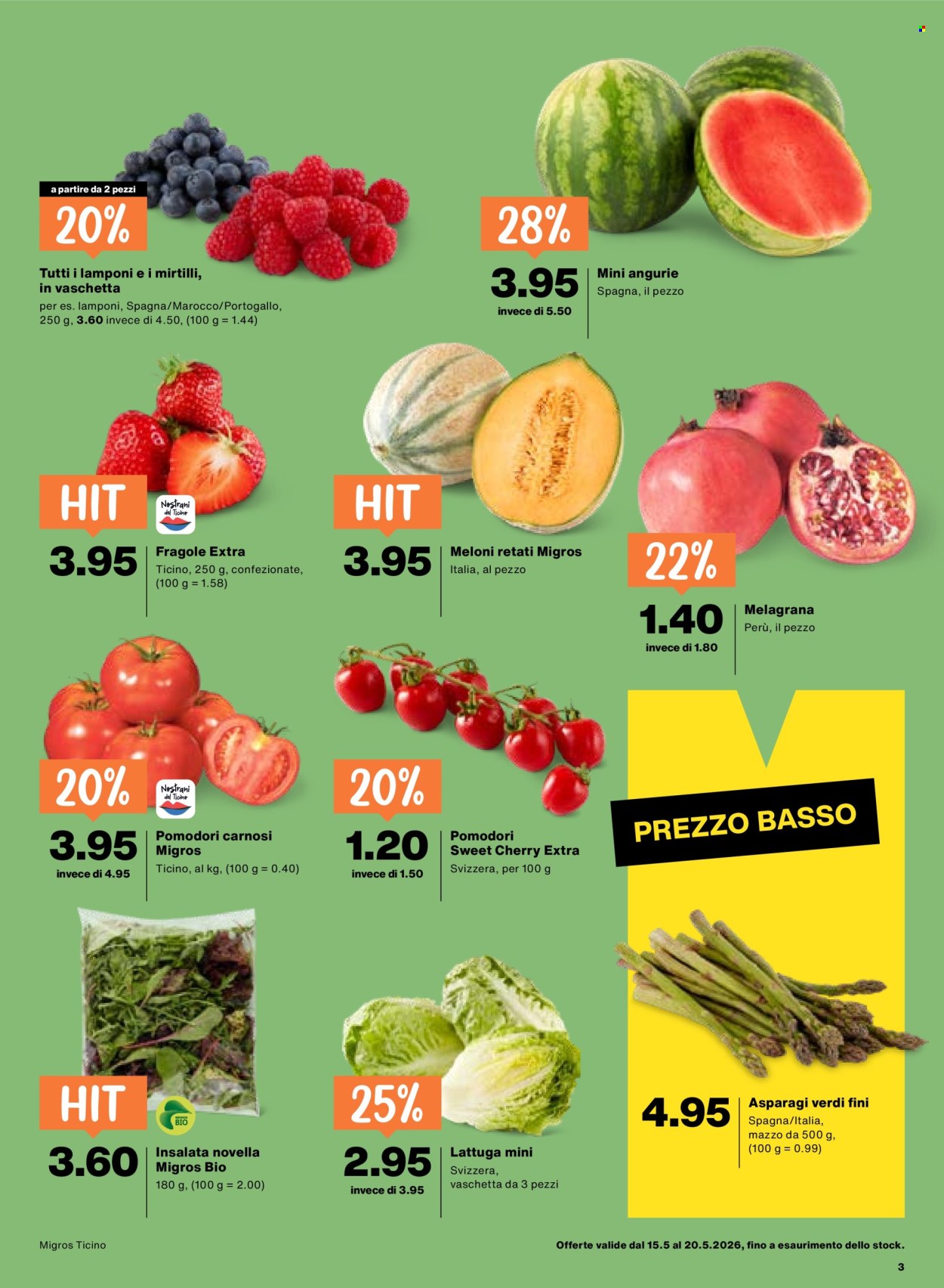 Catalogue Migros - 15.5.2026 - 20.5.2026. Page 3. Page 3