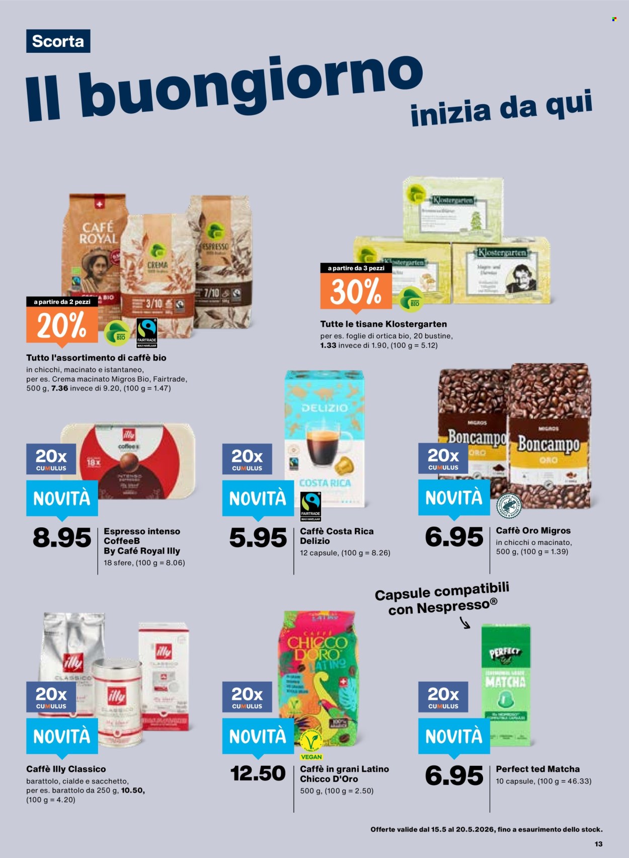 Catalogue Migros - 15.5.2026 - 20.5.2026. Page 13. Page 13