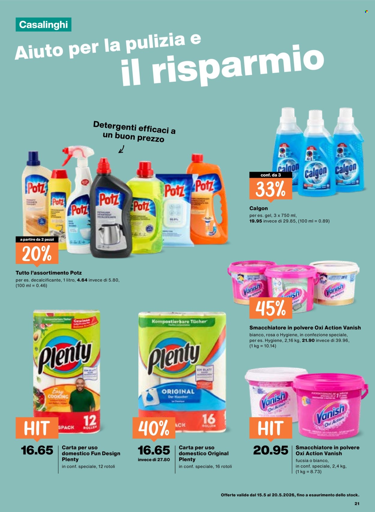 Catalogue Migros - 15.5.2026 - 20.5.2026. Page 21. Page 21