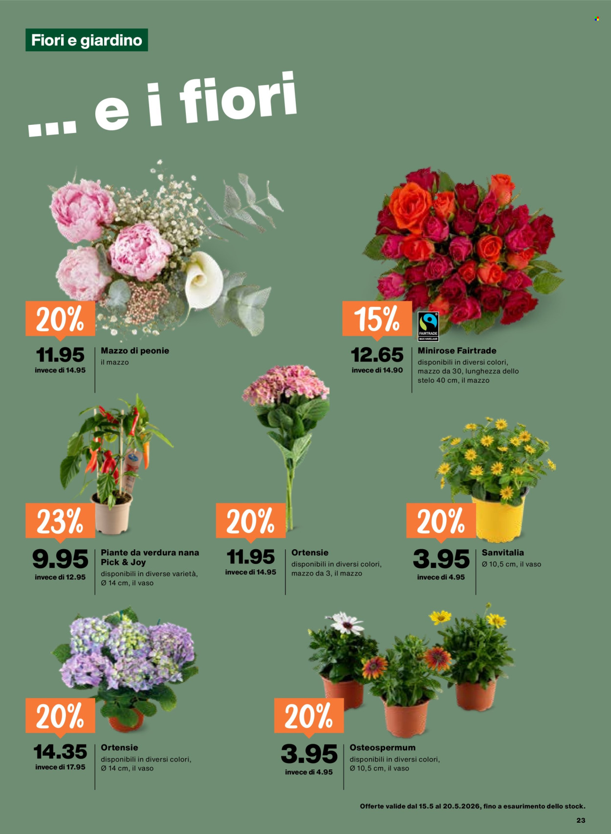 Catalogue Migros - 15.5.2026 - 20.5.2026. Page 23. Page 23