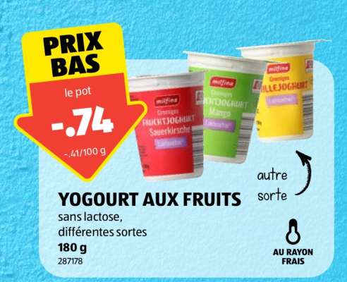 Yogourt aux fruits