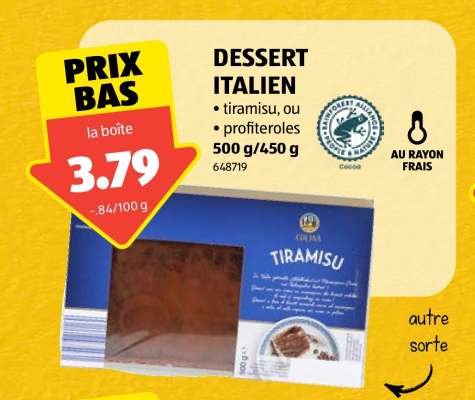 DESSERT ITALIEN