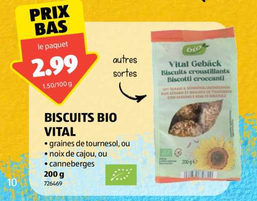 BISCUITS BIO VITAL