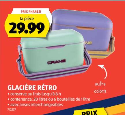 GLACIÈRE RÉTRO