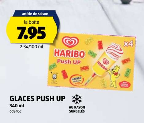 Glaces Push Up