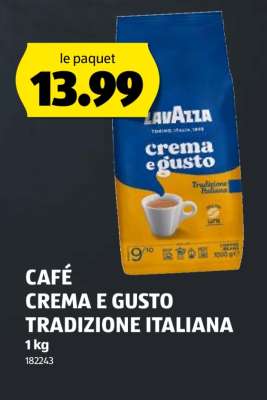 CAFÉ CREMA E GUSTO TRADIZIONE ITALIANA