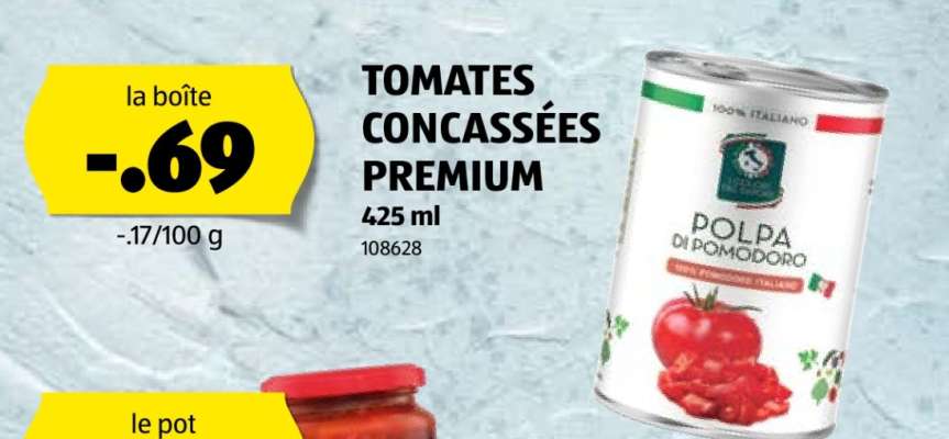 TOMATES CONCASSÉES PREMIUM