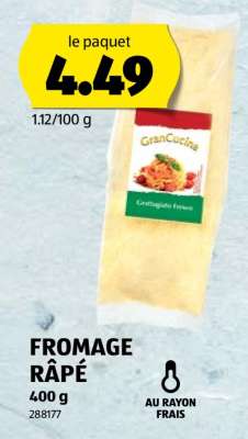 FROMAGE RÂPÉ