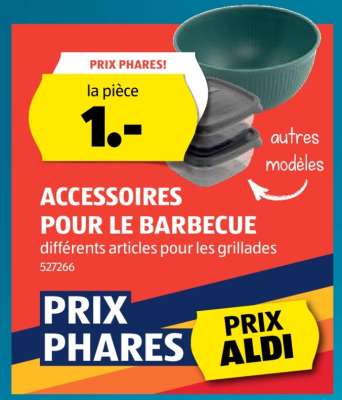 ACCESSOIRES POUR LE BARBECUE