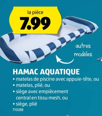 HAMAC AQUATIQUE
