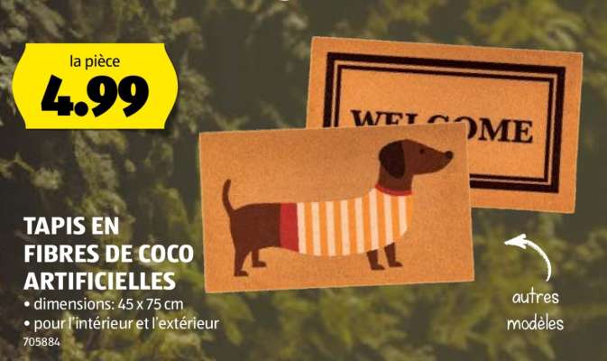 TAPIS EN FIBRES DE COCO ARTIFICIELLES
