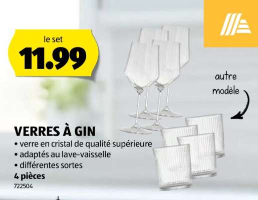 VERRES À GIN