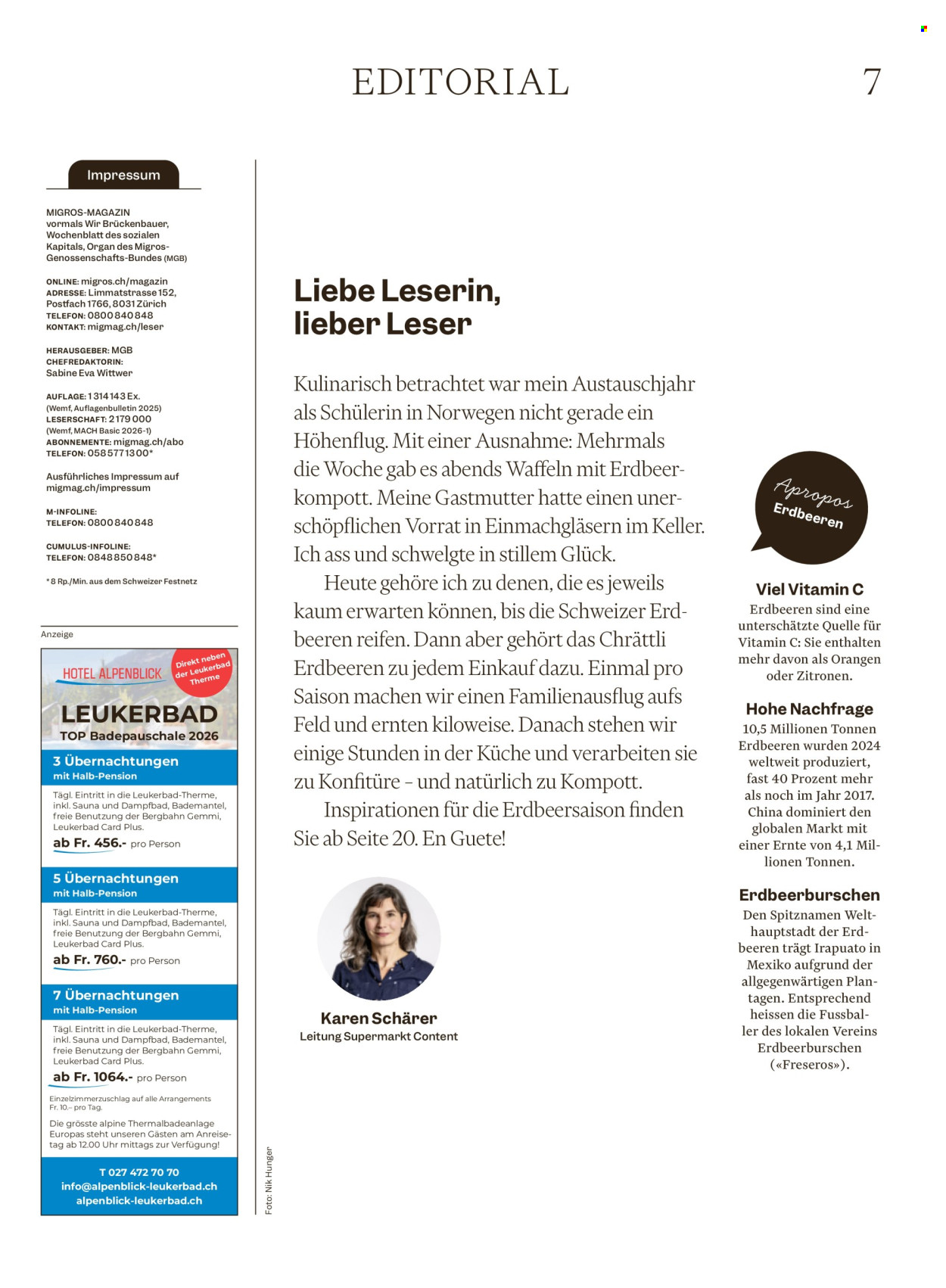 Catalogue Migros - 13.5.2026 - 20.5.2026. Page 7. Page 7