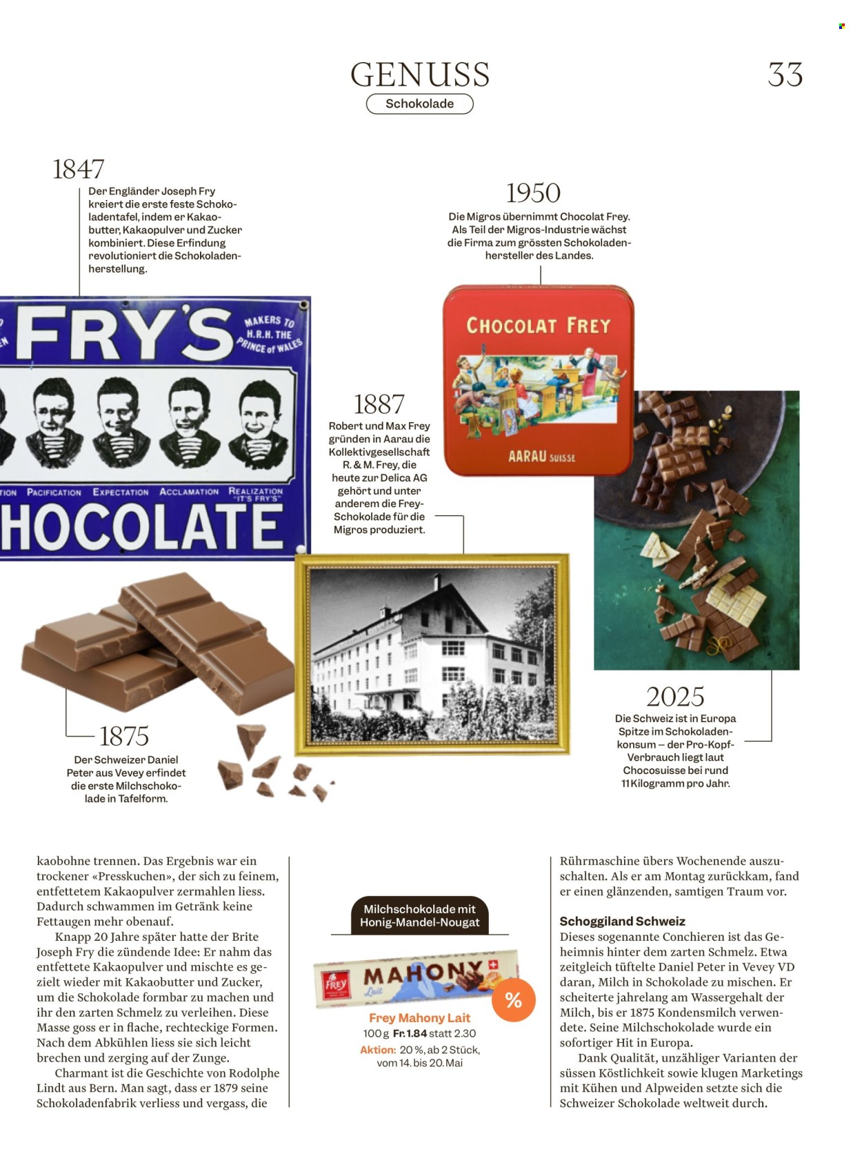 Catalogue Migros - 13.5.2026 - 20.5.2026. Page 33. Page 33