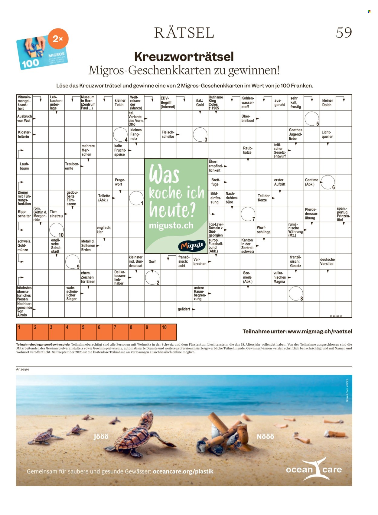 Catalogue Migros - 13.5.2026 - 20.5.2026. Page 59. Page 59