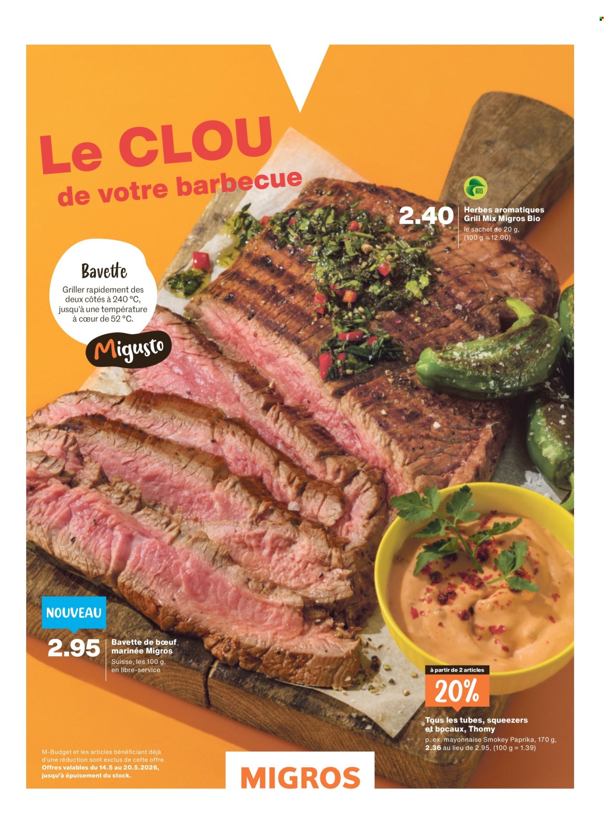 Catalogue Migros - 13.5.2026 - 20.5.2026. Page 3. Page 3