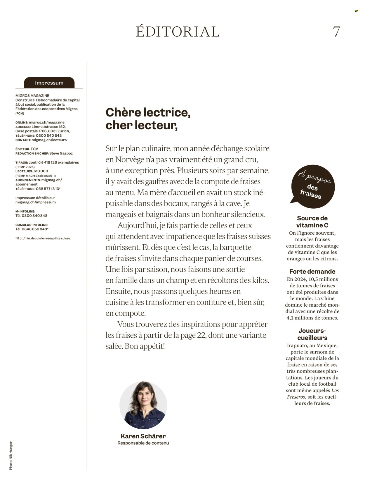 Catalogue Migros - 13.5.2026 - 20.5.2026. Page 7. Page 7
