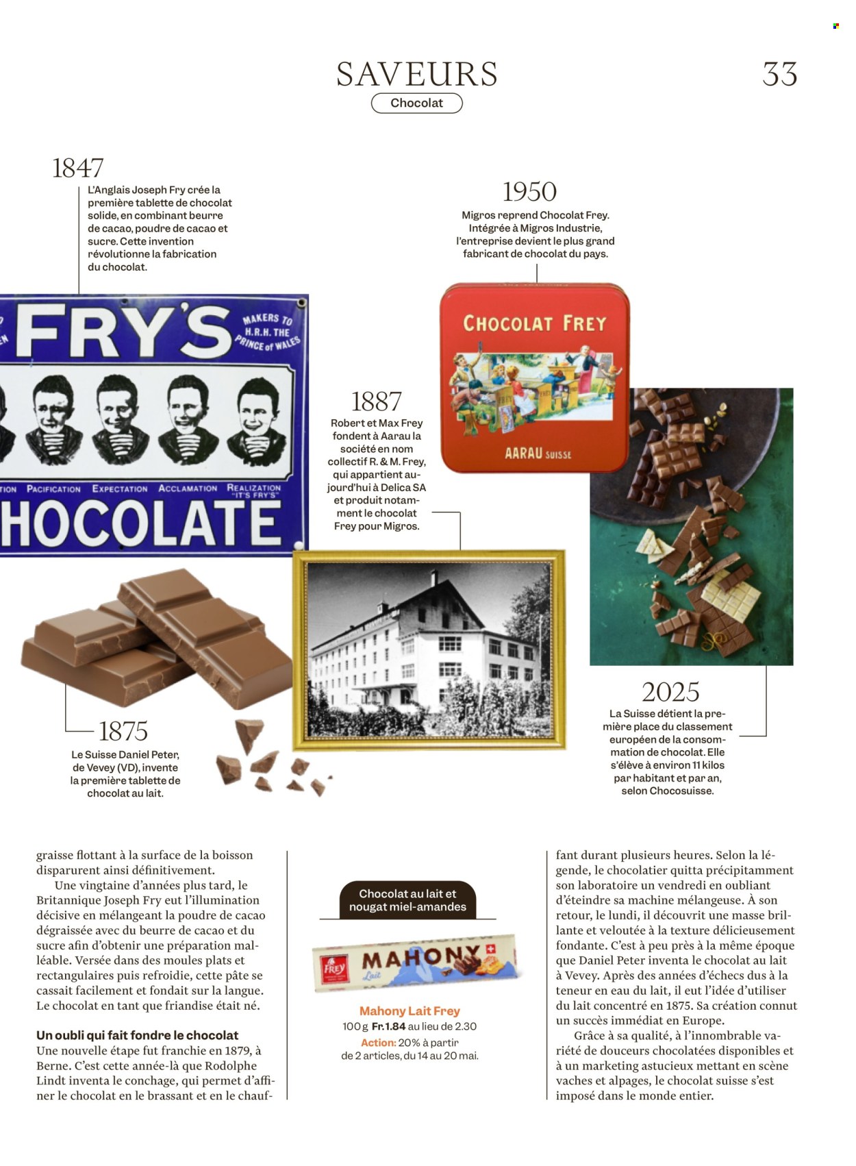Catalogue Migros - 13.5.2026 - 20.5.2026. Page 33. Page 33