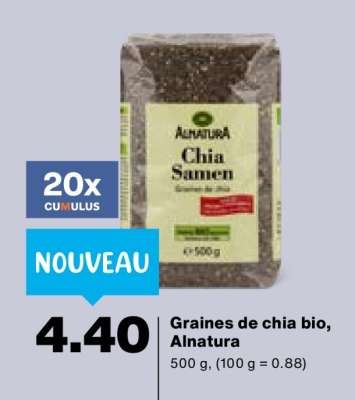 Graines de chia bio, Alnatura