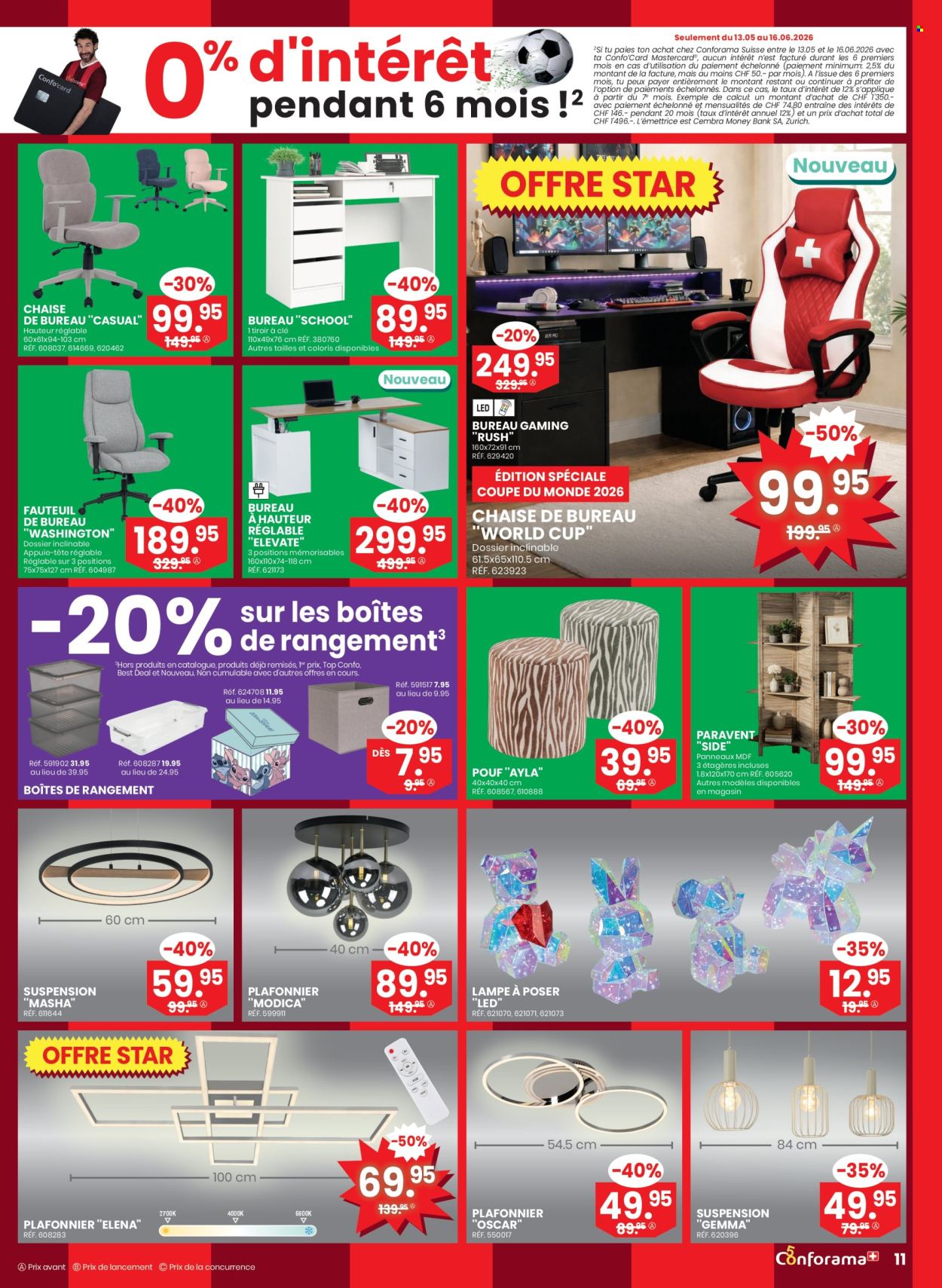Catalogue Conforama - 13.5.2026 - 2.6.2026. Page 11. Page 11