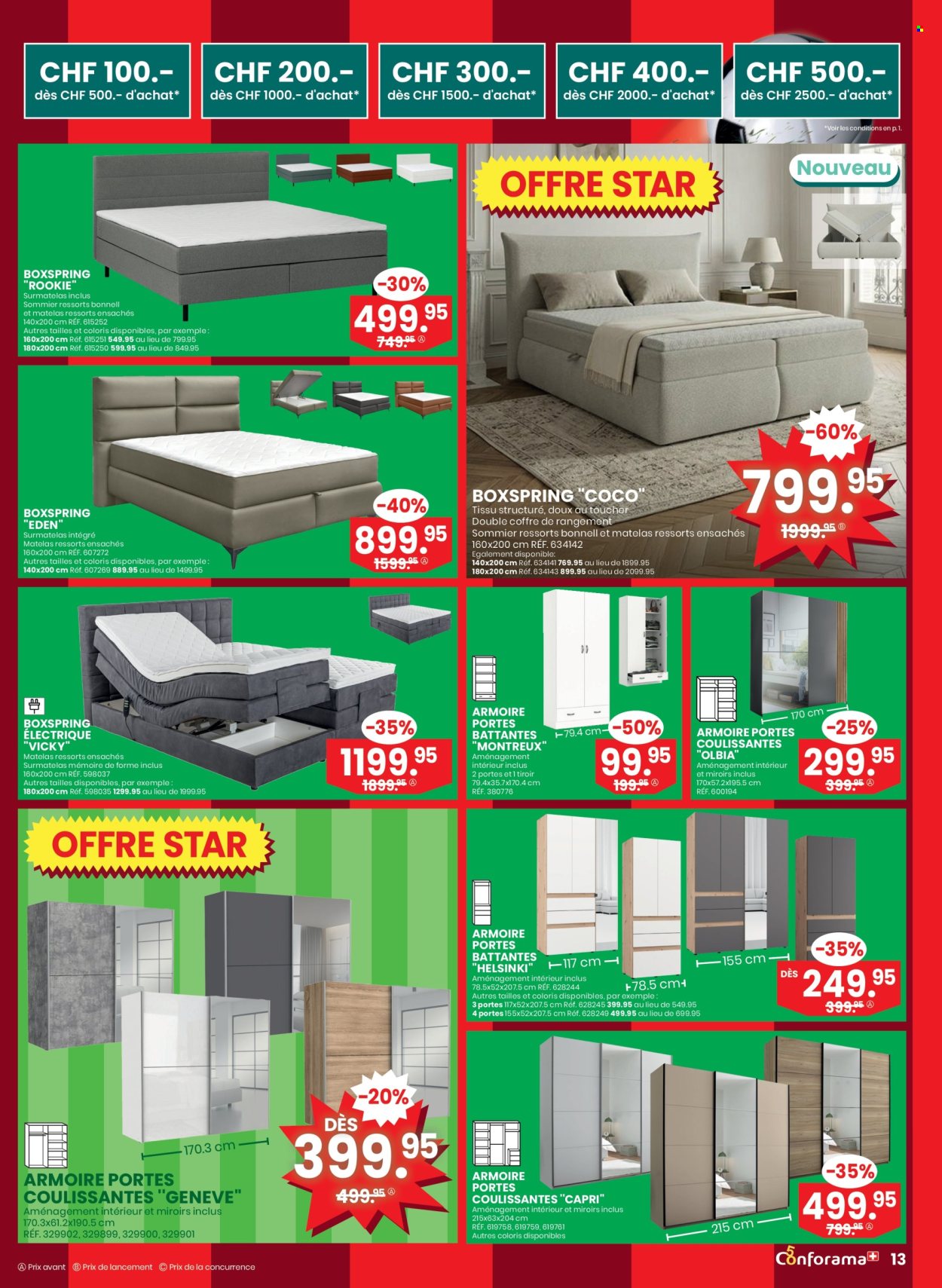 Catalogue Conforama - 13.5.2026 - 2.6.2026. Page 13. Page 13