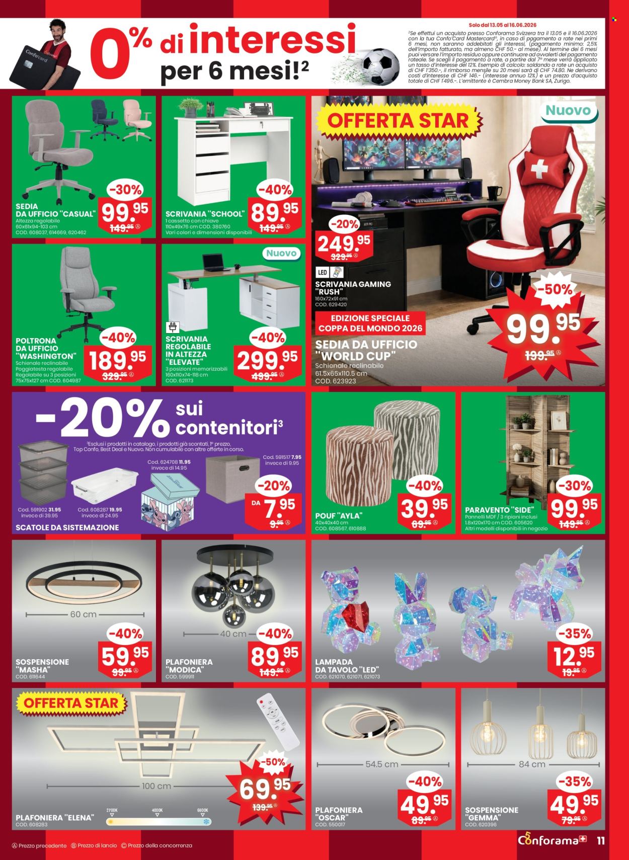 Catalogue Conforama - 13.5.2026 - 2.6.2026. Page 11. Page 11