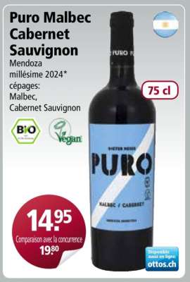 Puro Malbec Cabernet Sauvignon
