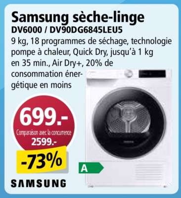 Samsung sèche-linge