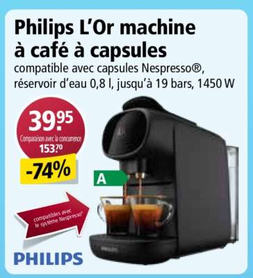 Philips L’Or machine à café à capsules