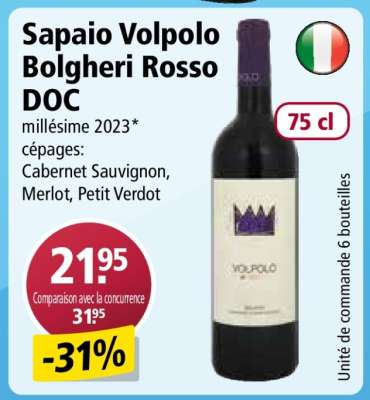 Sapaio Volpolo Bolgheri Rosso DOC