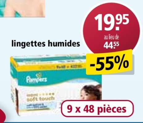 lingettes humides