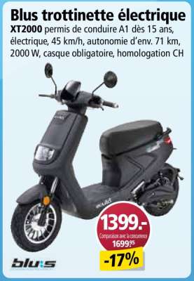 Blus trottinette électrique