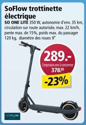 SoFlow trottinette électrique