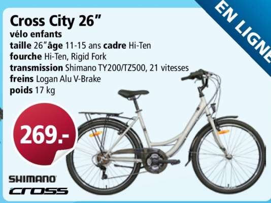 Cross City 26”