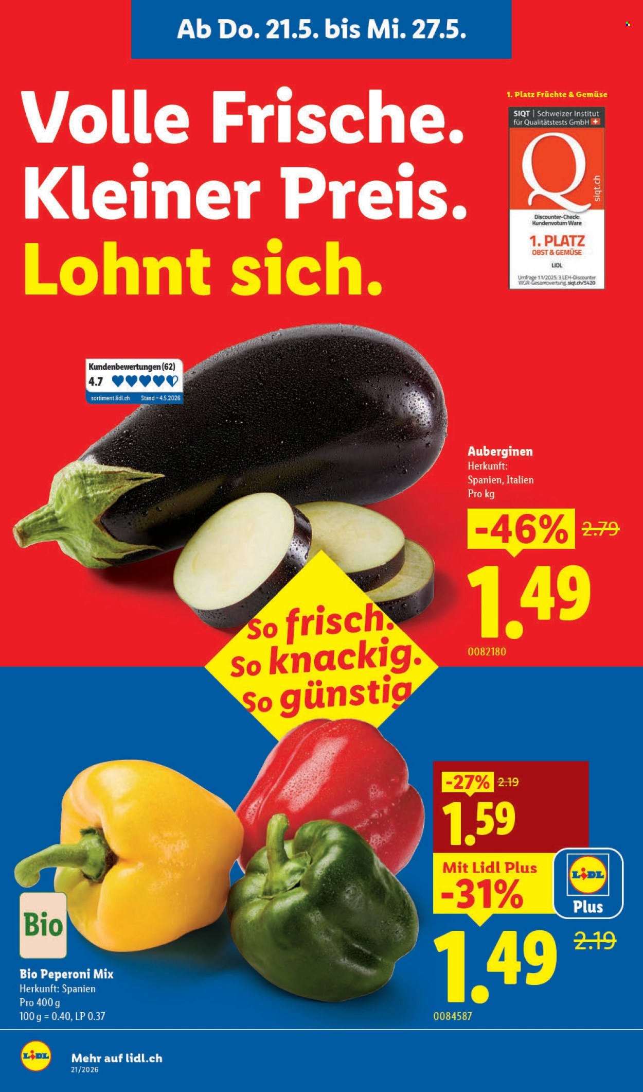Catalogue Lidl - 21.5.2026 - 27.5.2026. Page 4. Page 4