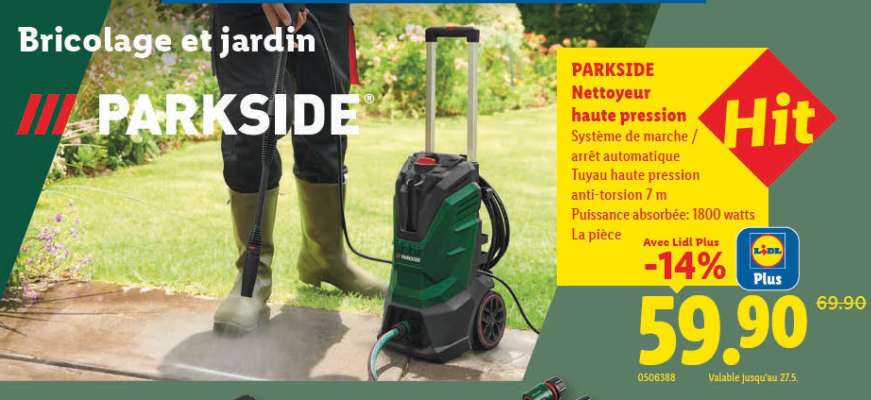PARKSIDE Nettoyeur haute pression