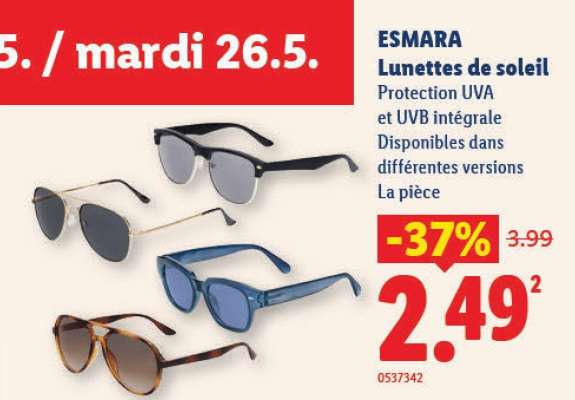 ESMARA Lunettes de soleil