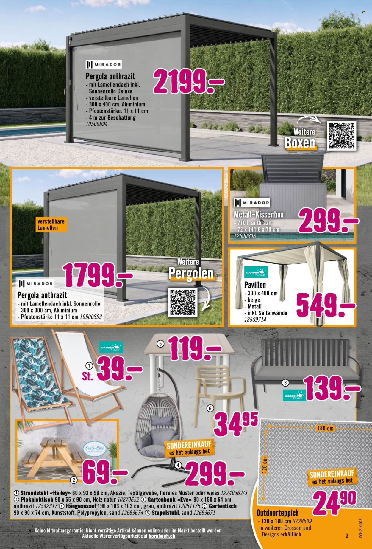 Catalogue Hornbach - 19.5.2026 - 31.5.2026. Page 3. Page 3